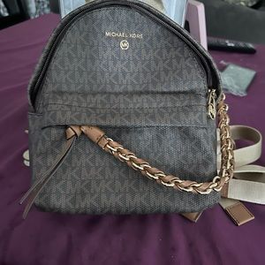 Michael Kors mini backpack purse #Defective Please look at the photos